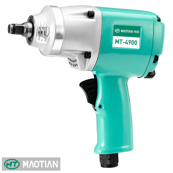 Гайковерт алюминиевый пневматический ударный 1/2" Twin Hammer 850Нм с головками MAOTIAN МТ-4900