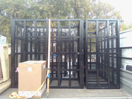 Клетка для накачки колес грузовых автомобилей с устройством «AirD Pro - 10» Polarus KL-30M AirD