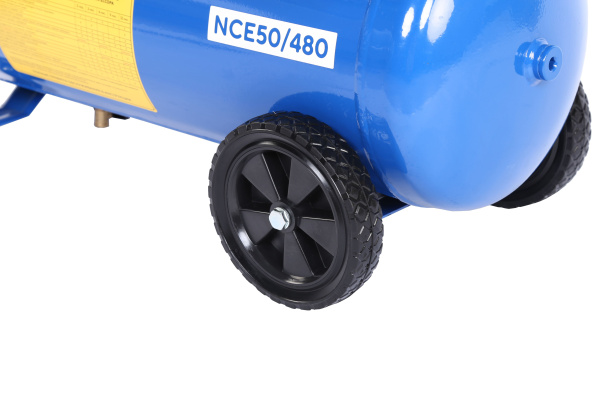 Компрессор поршневой с ременной передачей 220 В, ресивер 50 л, 446 л/мин NCE50/480