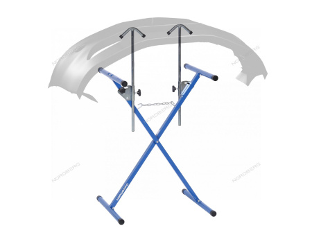 Стенд для покраски деталей Х-образный с регулируемыми держателями S3E